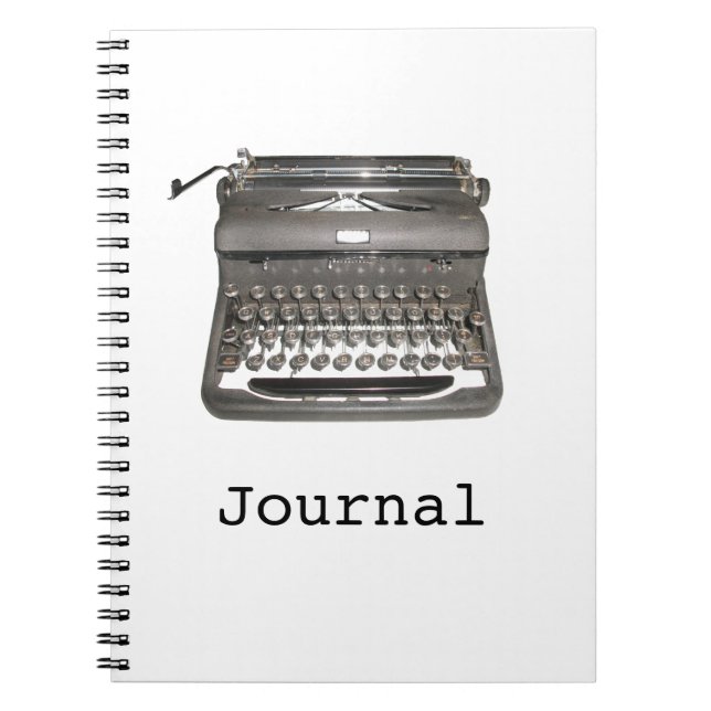 Cuaderno Portátil "Journal" para máquina de escribir manual (Frente)