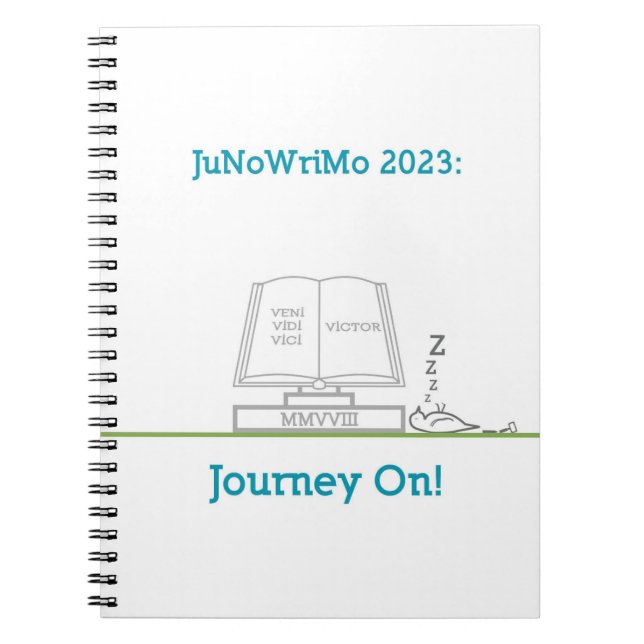 Cuaderno Portátil JuNoWriMo 2023 (Frente)