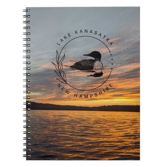 Cuaderno Portátil Lake Kanasatka Loon (Frente)