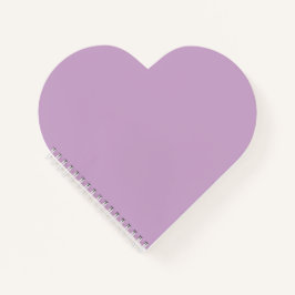 Cuaderno Portátil Lilac Heart Shaped