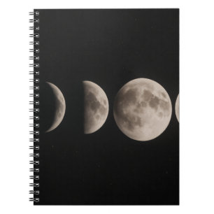 Cuaderno Portátil lunar Minimalista