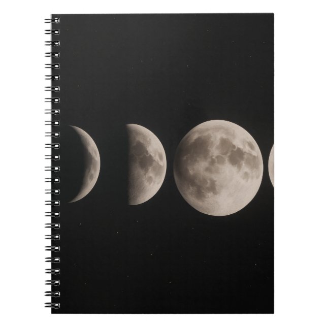 Cuaderno Portátil lunar Minimalista (Frente)