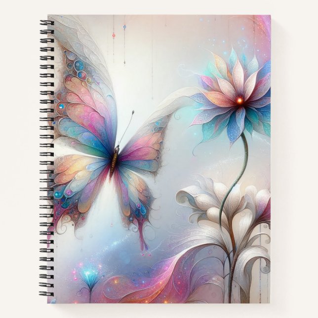 Cuaderno Portátil mágico de mariposa (Anverso)