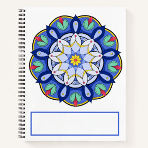 Cuaderno Portátil Mandala Pattern 01