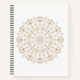 Cuaderno Portátil Mandala, tranquilo, meditativo, estilo bo