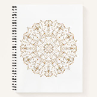 Cuaderno Portátil Mandala, tranquilo, meditativo, estilo bo