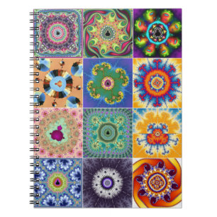 Cuaderno Portátil Mandelbrot Fractal Collage