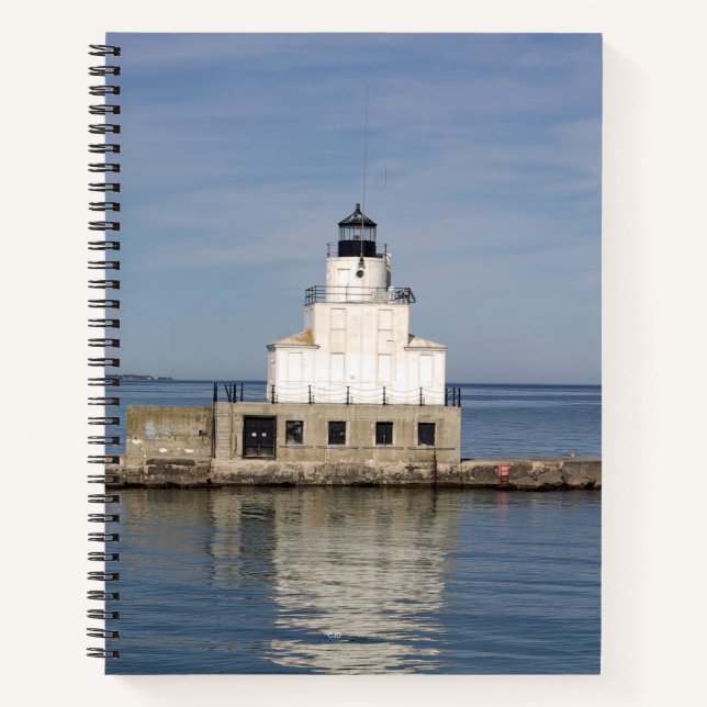 Cuaderno Portátil Manitowoc North Breakwater Light (Anverso)