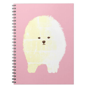 Cuaderno Portátil Mascota blanco esponjoso