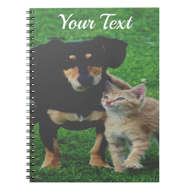 Cuaderno Portátil Mascota de foto espiral personalizado (Frente)