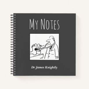 Cuaderno Portátil médico con nombre del propietario