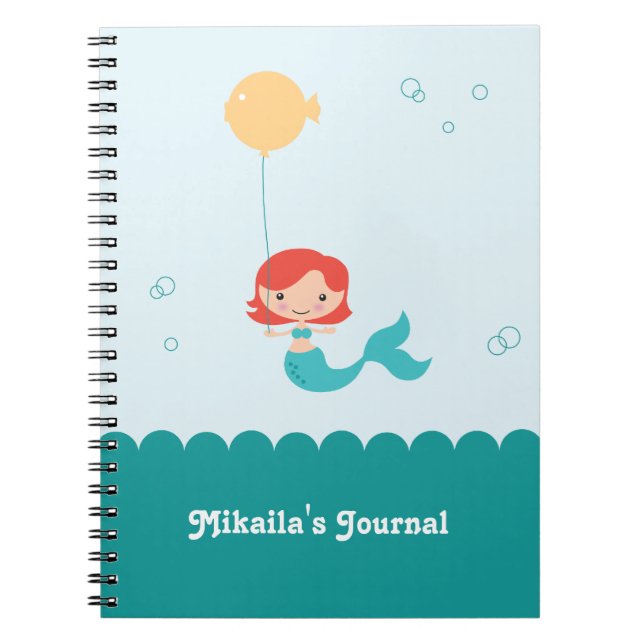 Cuaderno Portátil Mermaid (Frente)