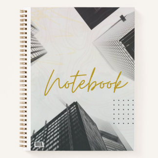 Cuaderno 🏙️ portátil moderno de diseño urbano - enlazado e