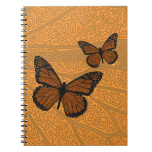 Cuaderno Portátil monarca Doodled