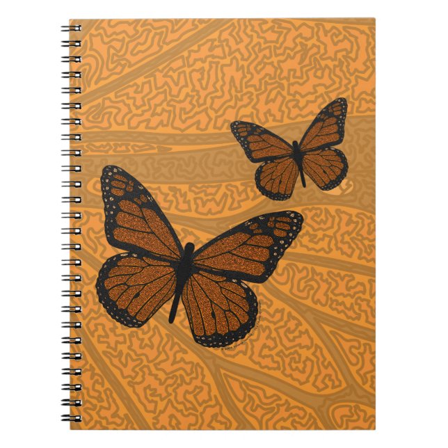 Cuaderno Portátil monarca Doodled (Frente)