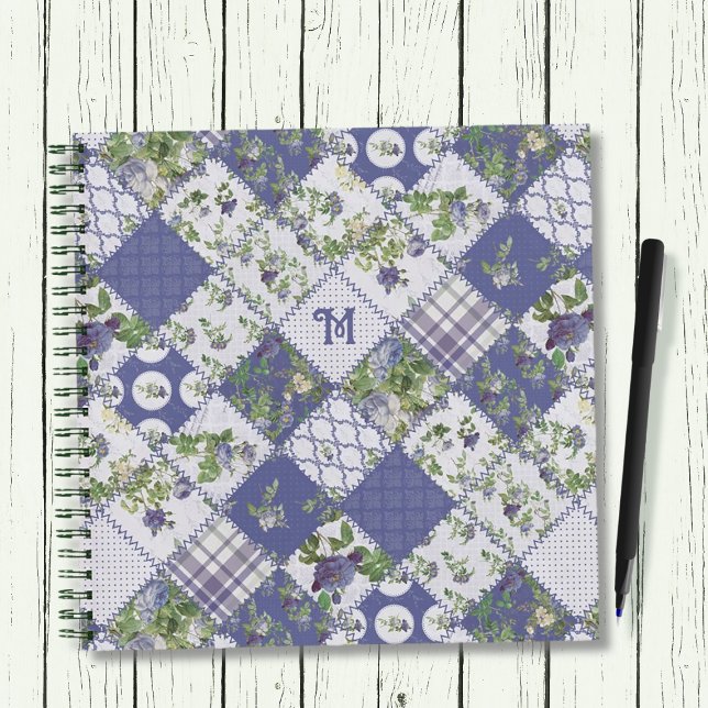 Cuaderno Portátil monograma de la serie de trabajo en mosai (Subido por el creador)