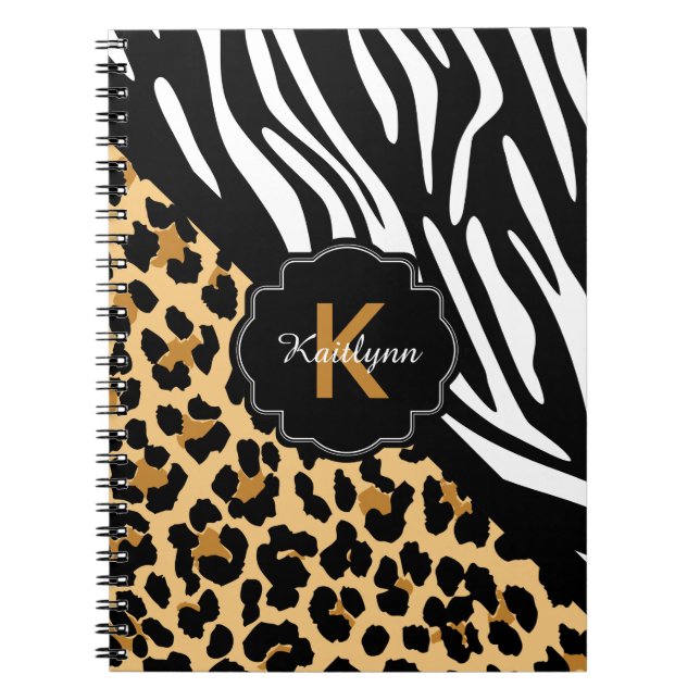 Cuaderno Portátil monograma de Personalizado de impresión d (Frente)