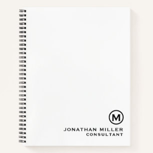 Cuaderno Portátil monograma personalizado