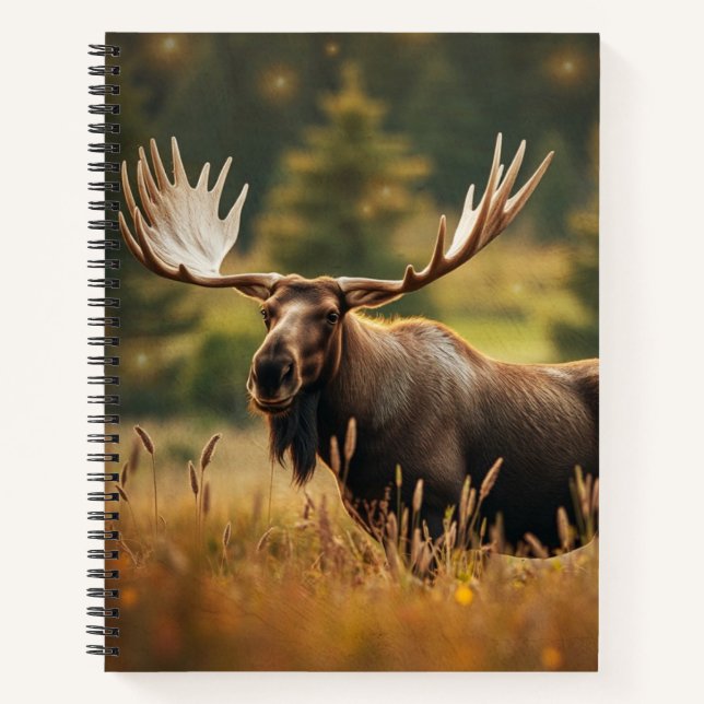 Cuaderno Portátil moose muy bonito (Anverso)