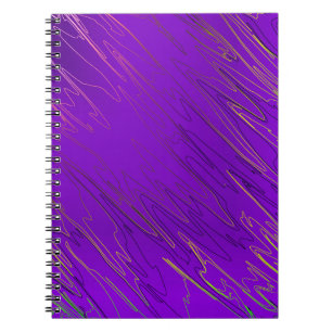 Cuaderno Portátil morado de mármol
