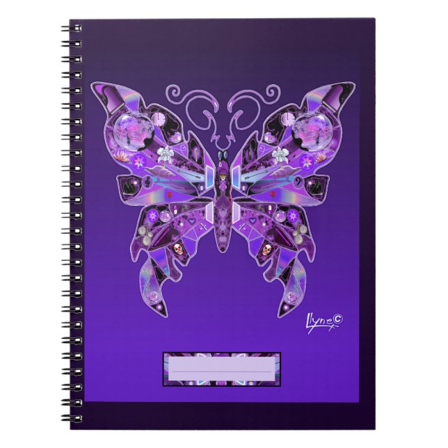 Cuaderno Portátil Morple Butterfly 31 (Frente)