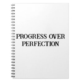Cuaderno Portátil Motivador de Progreso No Perfección