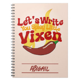 Cuaderno Portátil móvil de Pepper Chili Flaming