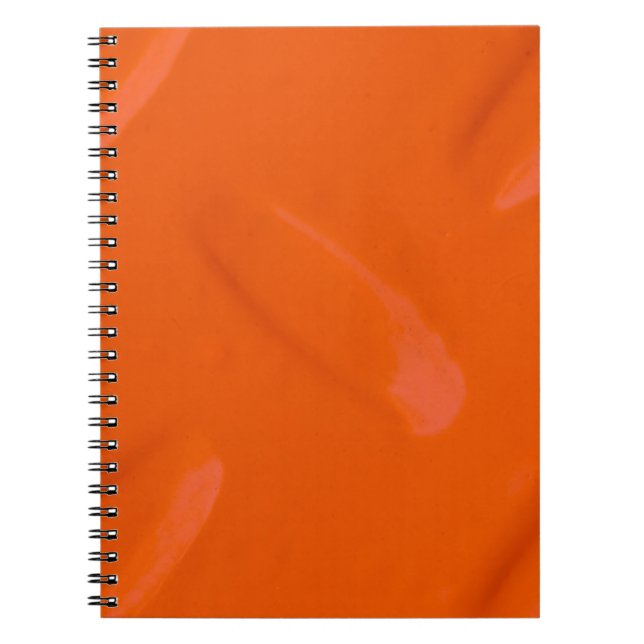 Cuaderno Portátil naranja Diamondplate (Frente)