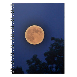 Cuaderno Portátil naranja Moon