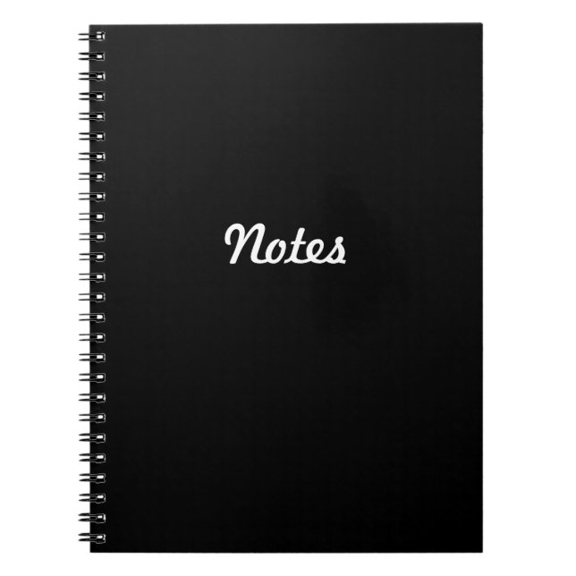 Cuaderno Portátil negro (Frente)
