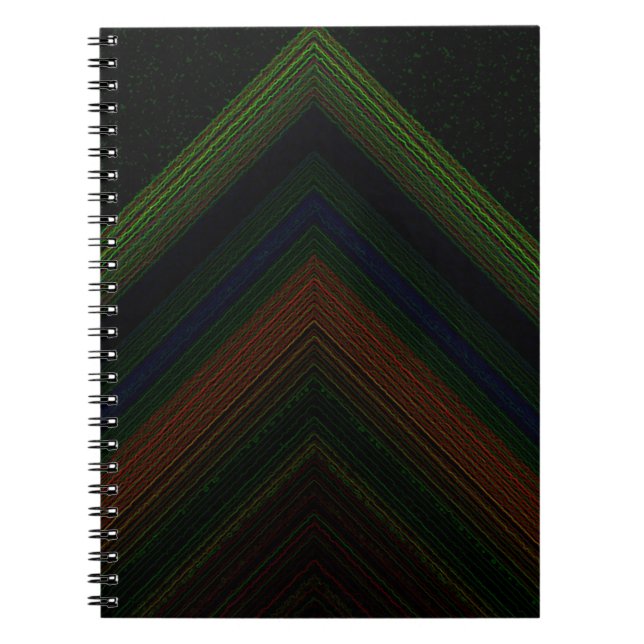 Cuaderno Portátil negro de montaña eléctrica (Frente)