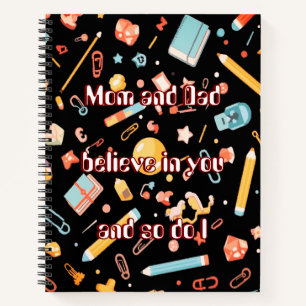 Cuaderno Portátil negro Personalizado de cerebro inteligent