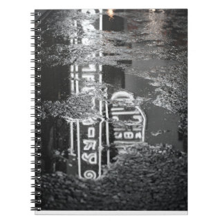 Cuaderno Portátil Neon Diner Reflection Rain