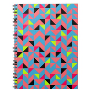 Cuaderno Portátil Neon Geometry