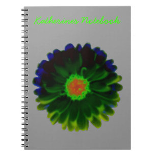 Cuaderno Portátil Neon Marigold Personalizable