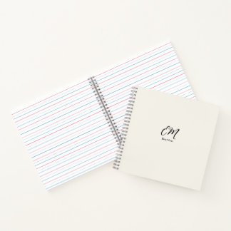 Cuaderno Portátil neutro de moda