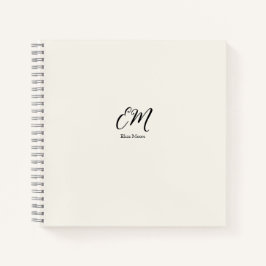 Cuaderno Portátil neutro de moda