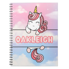 Cuaderno Portátil Oakleigh Unicorn Personalizado