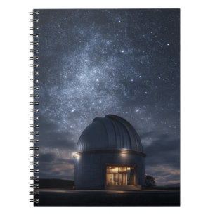 Cuaderno Portátil Observatorio de Vía Láctea Starry Sky