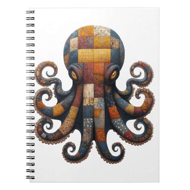 Cuaderno Portátil Octopus para parches (Frente)
