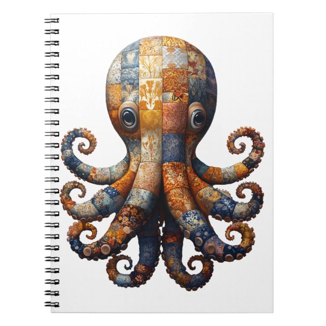 Cuaderno Portátil Octopus para parches (Frente)