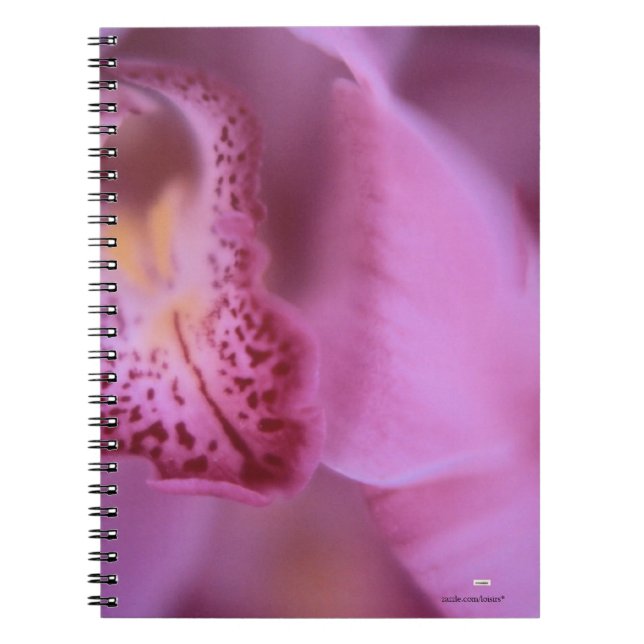Cuaderno Portátil Orquídea Rosa (Frente)