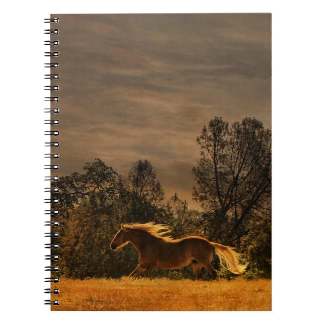 Cuaderno Portátil Palomino Corriendo Caballo (Frente)