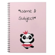 Portátil Panda Princesa Rosa