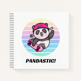 Cuaderno Portátil Pandastic Pun
