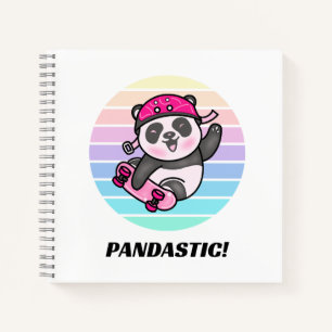 Cuaderno Portátil Pandastic Pun