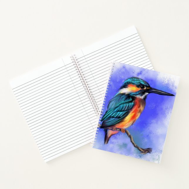 Cuaderno Portátil para aves Kingfisher (Interior)