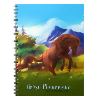 Cuaderno Portátil para caballos con fenomena