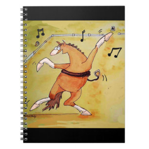 Cuaderno Portátil para caballos de baile estilo libre