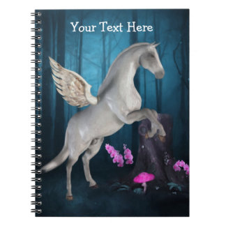 Cuaderno Portátil para caballos Fantasy Pegasus